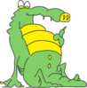 Full Alligator Clip Art